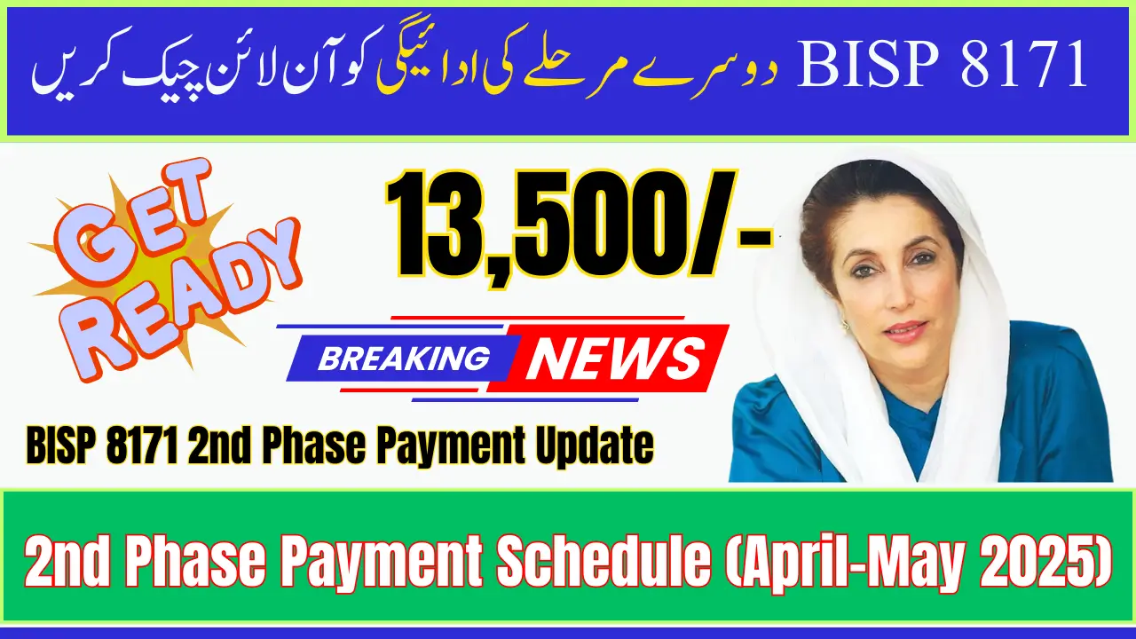 BISP 8171 2nd Phase Payment Update Check Online & April/May 2025 Latest Update