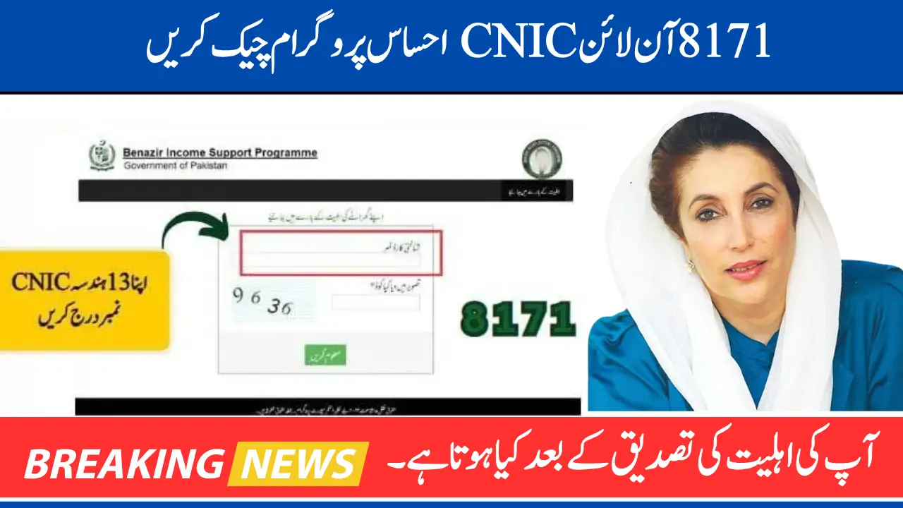 8171 Check Online CNIC Ehsaas Program Easy Procedure & Step-by-Step Guide